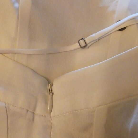 Banana Republic Polka Dot Camisole Ivory Black Sz 2 - Picture 7 of 9